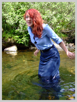  Morgana and Lady Rose, in boots and uniform, in the water! featuring Morgana, the lass from Argyll 