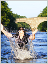  Wendy takes a dip in her favourite denim dress featuring Nurse Wendy-Household, Registered Gunge Nurse 